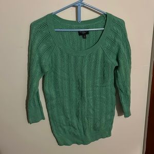 American Eagle Knitted Green Sweater, great condition